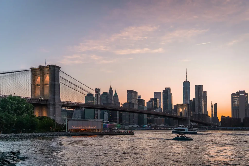 Walking the Brooklyn Bridge: Entrances, Timing, and What Changed in 2026 1 The Brooklyn Bridge with the Lower Manhattan skyline behind it